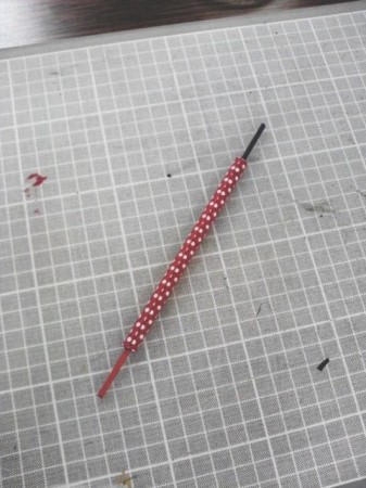 ジブング研究所 「鉛筆作れるんだぜぇ～ワイルドだろぅ～」で作った、赤青鉛筆